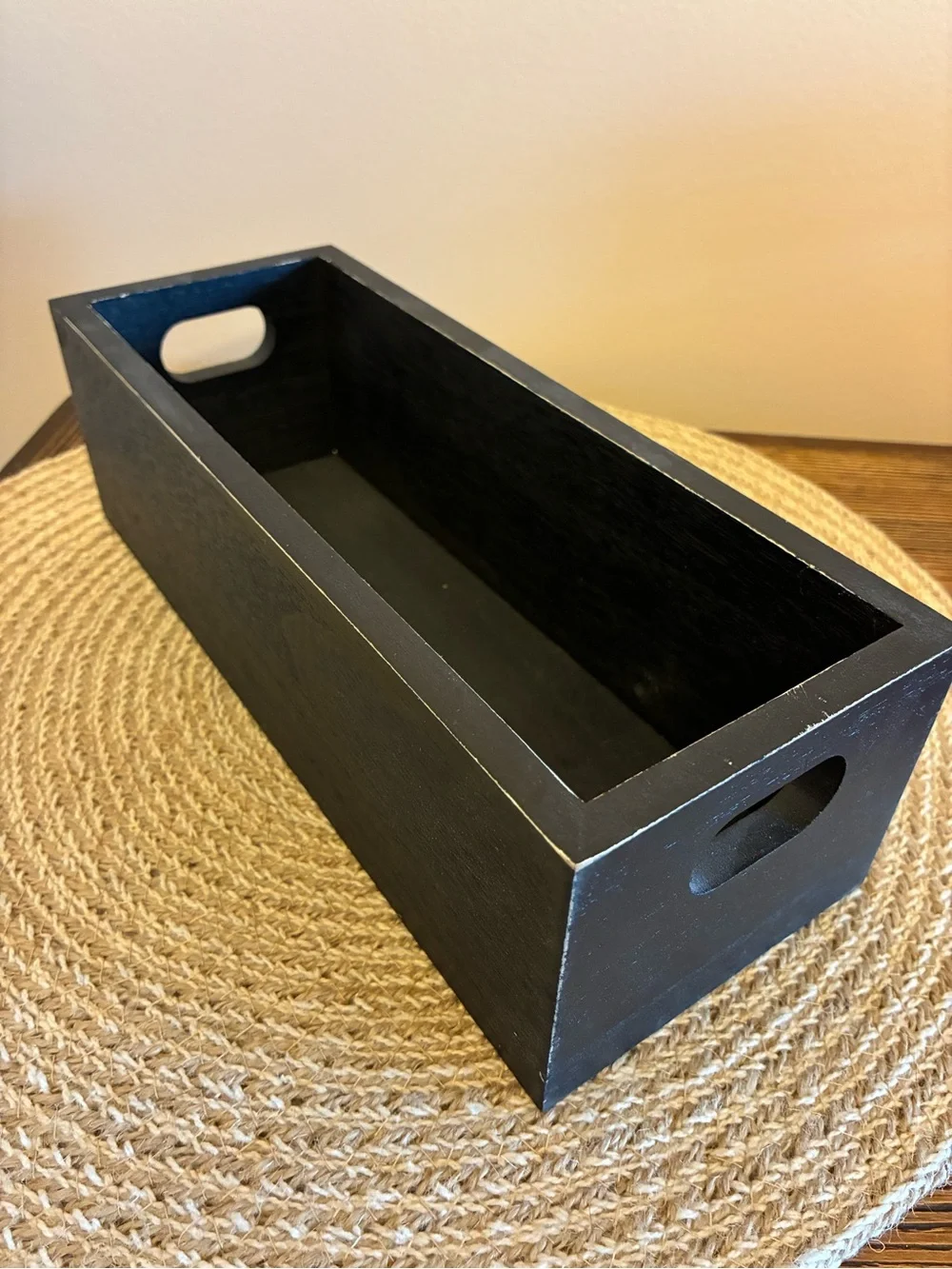Hobby Lobby Black Wooden 'Hot Cocoa' Vanity Tray